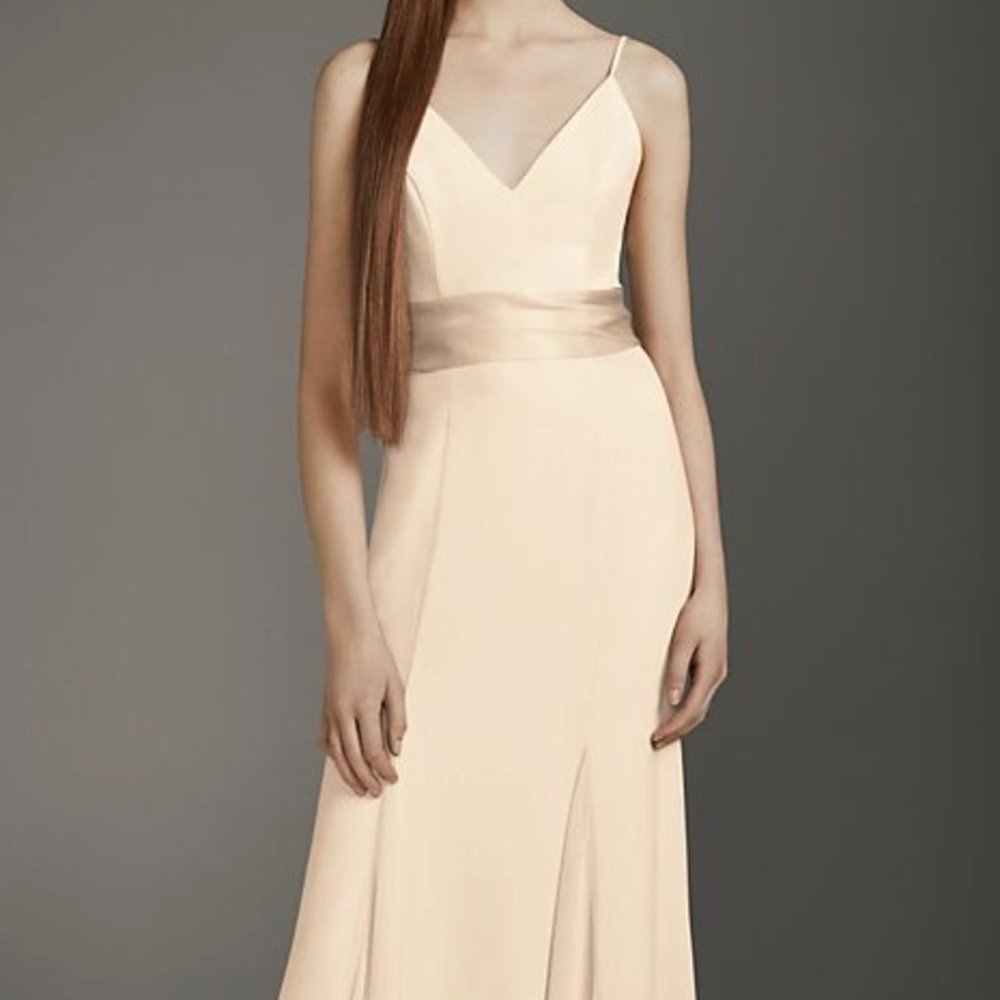 Vera Wang Champagne Formal Dress